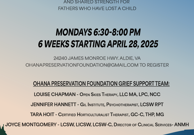 Grief Support Group For Fathers